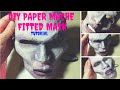 How to make a fitting PAPER MACHE MASK! Easy tutorial