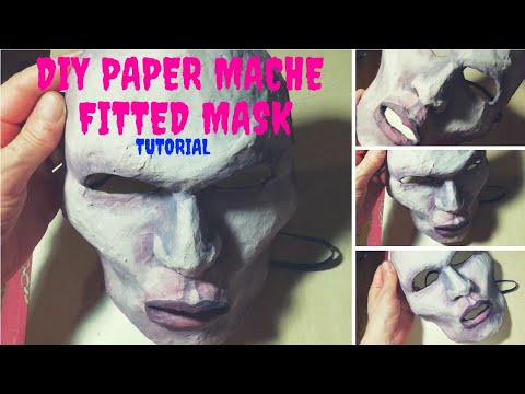 How To Make A Paper Mache Mask - The Melrose Family