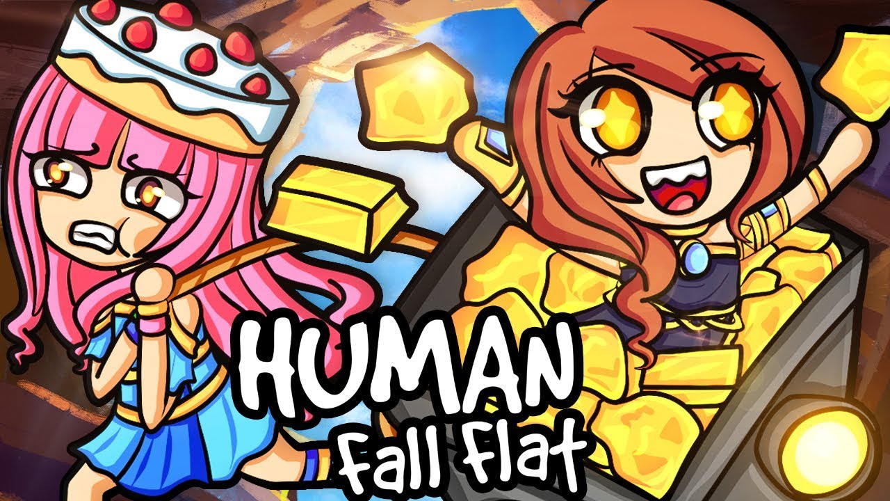 All The Gold Is Mine In Human Fall Flat Youtube - funnehcake roblox youtube human fall flat