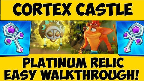 Crash Bandicoot 4 - Cortex Castle - Platinum Relic (1:36.32) Time Trial