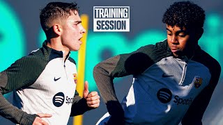 WORK & EFFORT IN TRAINING SESSION | FC Barcelona training 🔵🔴