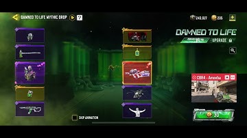 Call of duty mobile The CBR4 Amoeba Damn to life mythic drop Lucky draw, two spins, spending 110cp.