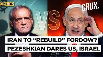 Iran Vows to "Rebuild" Its Nuke Programme, Refuses to Halt Enrichment, or Negotiate on Missiles |4K