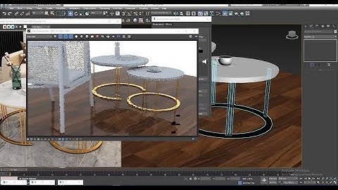 3Dsmax Tutorials, Learn 3D Modeling a Stylish Furniture from Scratch in 3dsmax ( Part 3)
