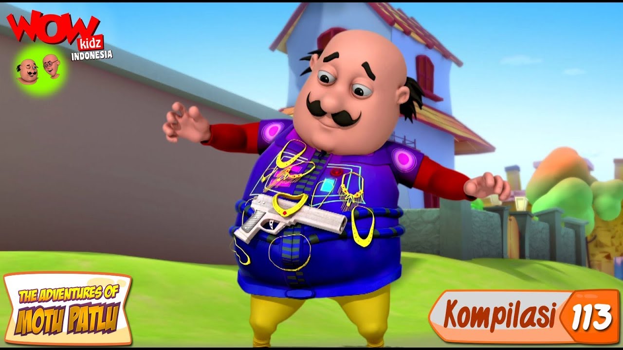 Kompilasi 113 Motu Patlu Dalam Bahasa Animasi 3D Kartun WowKidz Indonesia YouTube