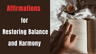 Affirmations for Restoring Balance and Harmony