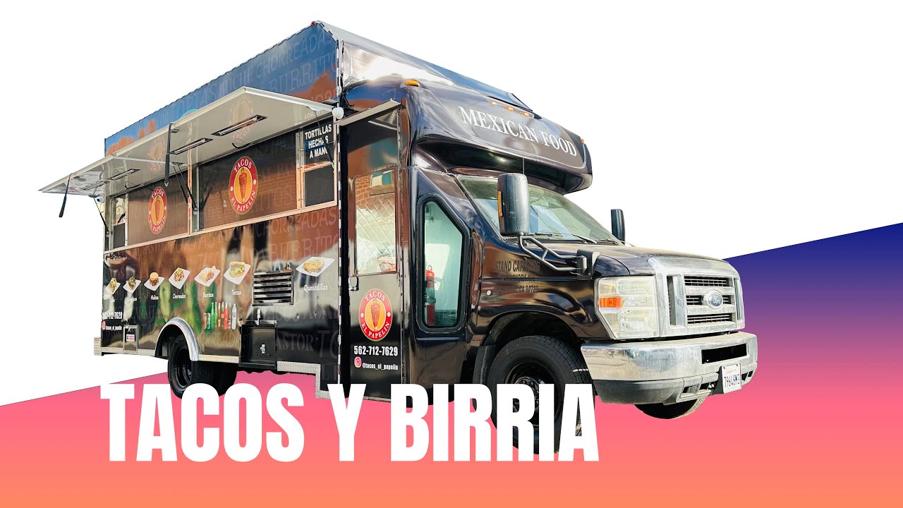 Food Truck Lonchera Tacos y birria el Papelin. Troca taquera para el