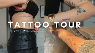TATTOO TOUR - 11 tatouages minimalistes (prix, douleurs, significations)
