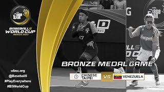 LIVE | Chinese Taipei v Venezuela - Baseball5 World Cup | Bronze Medal Game