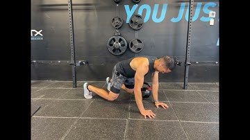 Quadruped Kettlebell Pull-Through