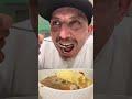 Ahmed Bellozo enjoy a warm meal at home on the tier
