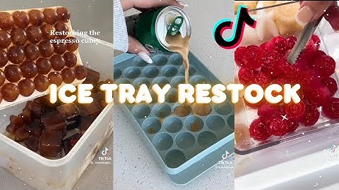 Ice Drawer Restock ASMR 🧊✨ | Tiktok Compilation  #restock #tiktok #compilation #asmr