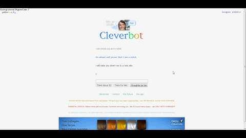 Proving Cleverbot Is Indeed, A Robot [HD]