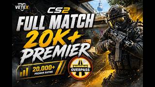 20K+ Premier CS2 Full Match on Overpass – High Elo Gameplay 🔥