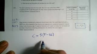 CC2 Section 4.2.3 #4-52 (Evaluate a formula with given values)