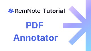 RemNote Tutorial - PDF Annotator screenshot 3