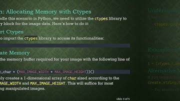 Understanding Ctypes Malloc for Image Data in Python