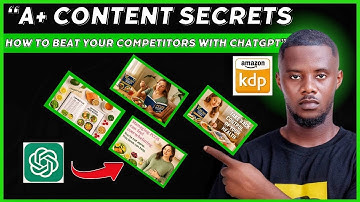 How to Design a bestseller Amazon kdp A+ content with Chatgpt