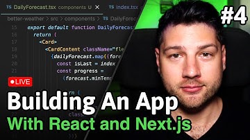 Building an app LIVE with React and Next.js #4