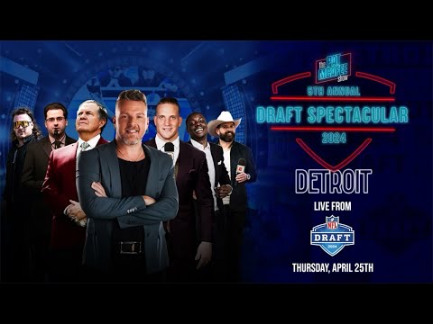 Image of Pat McAfee's 5th Annual Draft Spectacular with Bill Belichick | April 25th, 2024