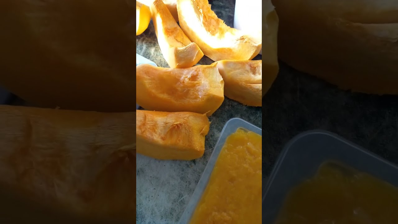 Тыква . Полезная . Вкусная . Пюре . Рецепт . С огорода . Тыквенное пюре. Тыквенные семечки . #shorts