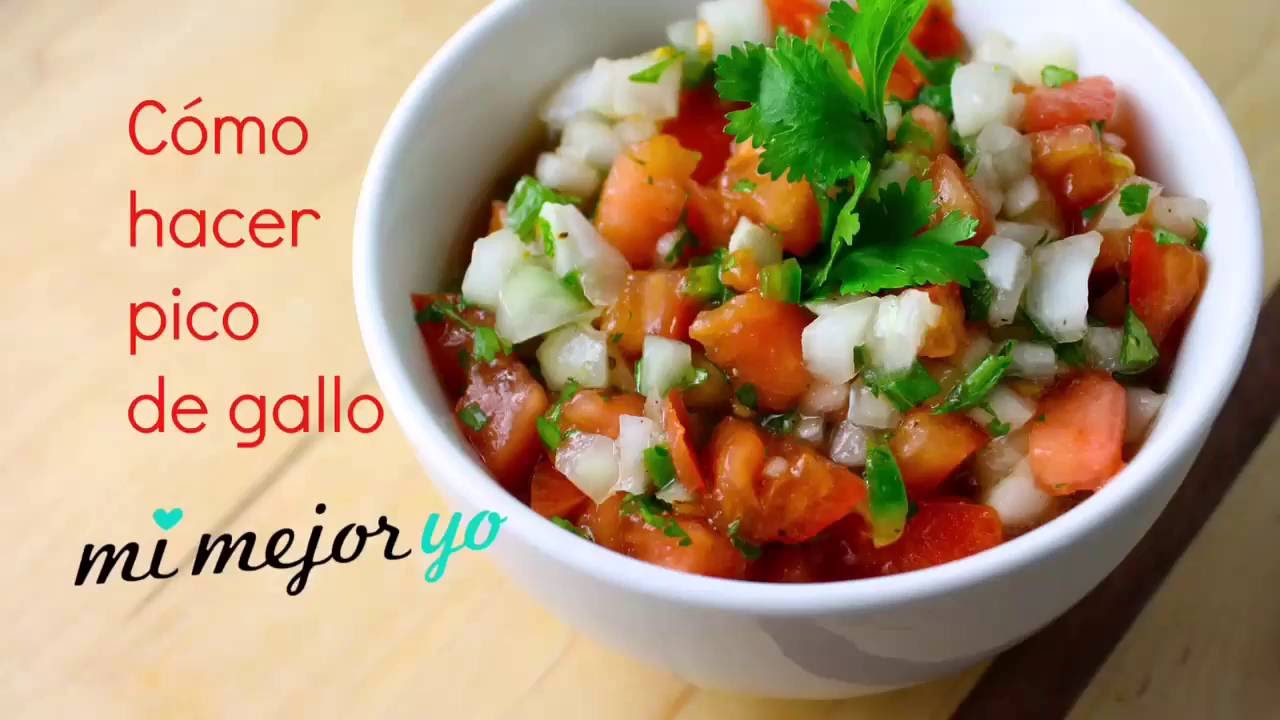 Receta de Pico de Gallo