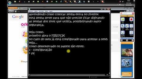 Senha extra no firefox
