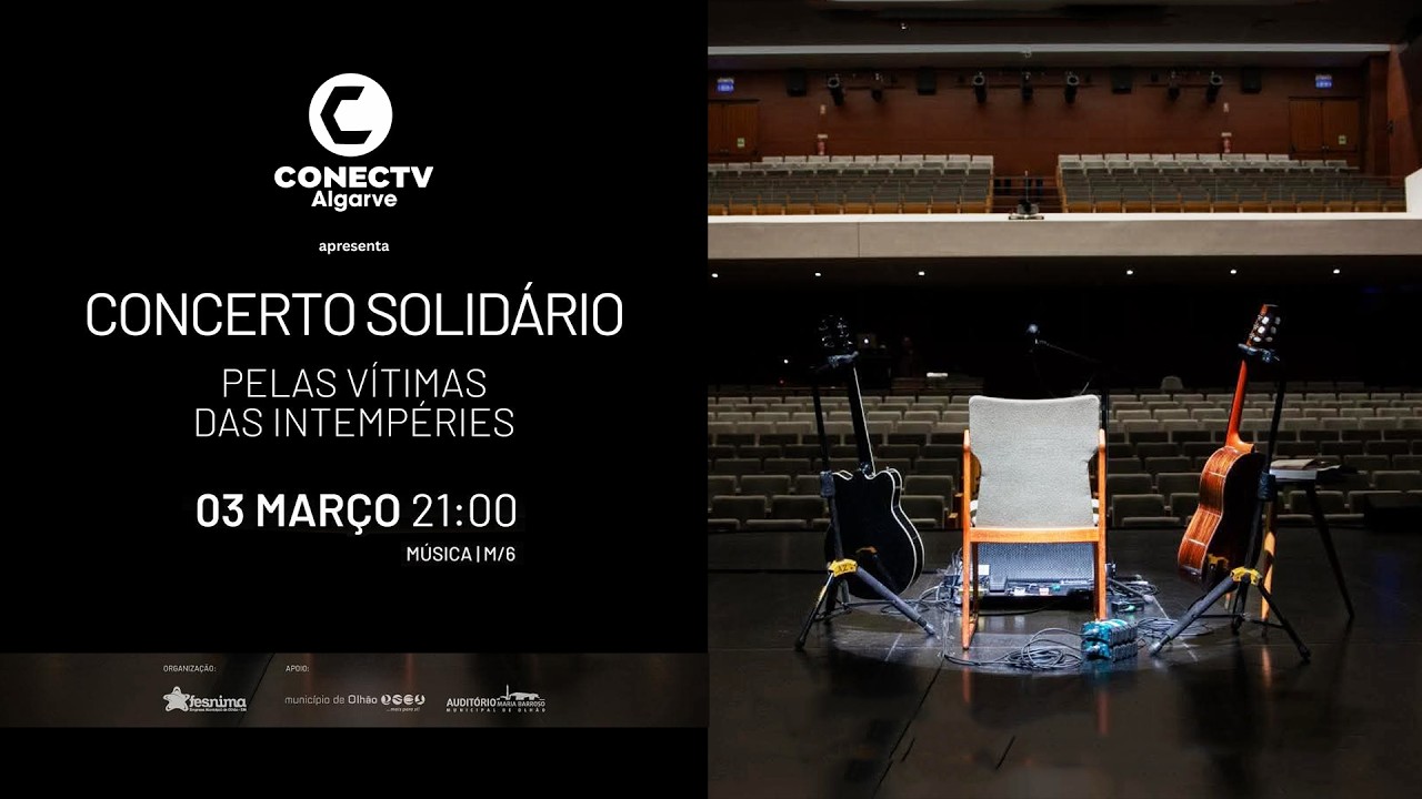 CONCERTO SOLIDÁRIO | pelas vítimas das intempéries | com a participação de 30 músicos olhanenses