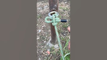 Rope Tying in a better way! #music #shorts