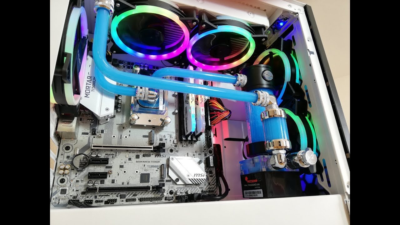 パステルカラーのcpu本格水冷 白基調 Youtube