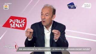 La mémoire du Débarquement doit servir à créer “du sens commun”, selon l’historien Vincent Duclert