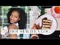 DAY IN THE LIFE OF A YOUNG HOUSEWIFE! Vlog💍 Feminine Dior Makeup| Black Homemaker Q&A Married at 21