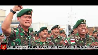 Mayjen TNI Tri Yuniarto, S.A.P, M Si, M.Tr Han Bakar Semangat Yel Yel Prajurit Yonif MR 412 Kostrad