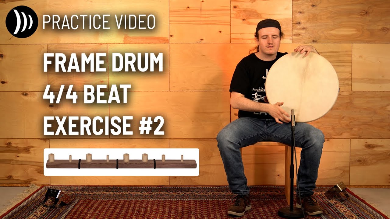 Frame Drum Rhythm Exercise #2 – Learning with the Rhythm Pin Board