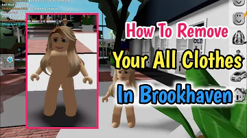 How To Take Your Clothes Off In Brookhaven RP (Guide) l Brookhaven RP Clothes Removing Guide