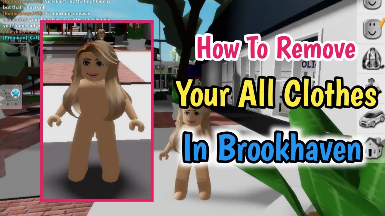 HOW TO GET NAKED IN BROOKHAVEN *outfit id* 