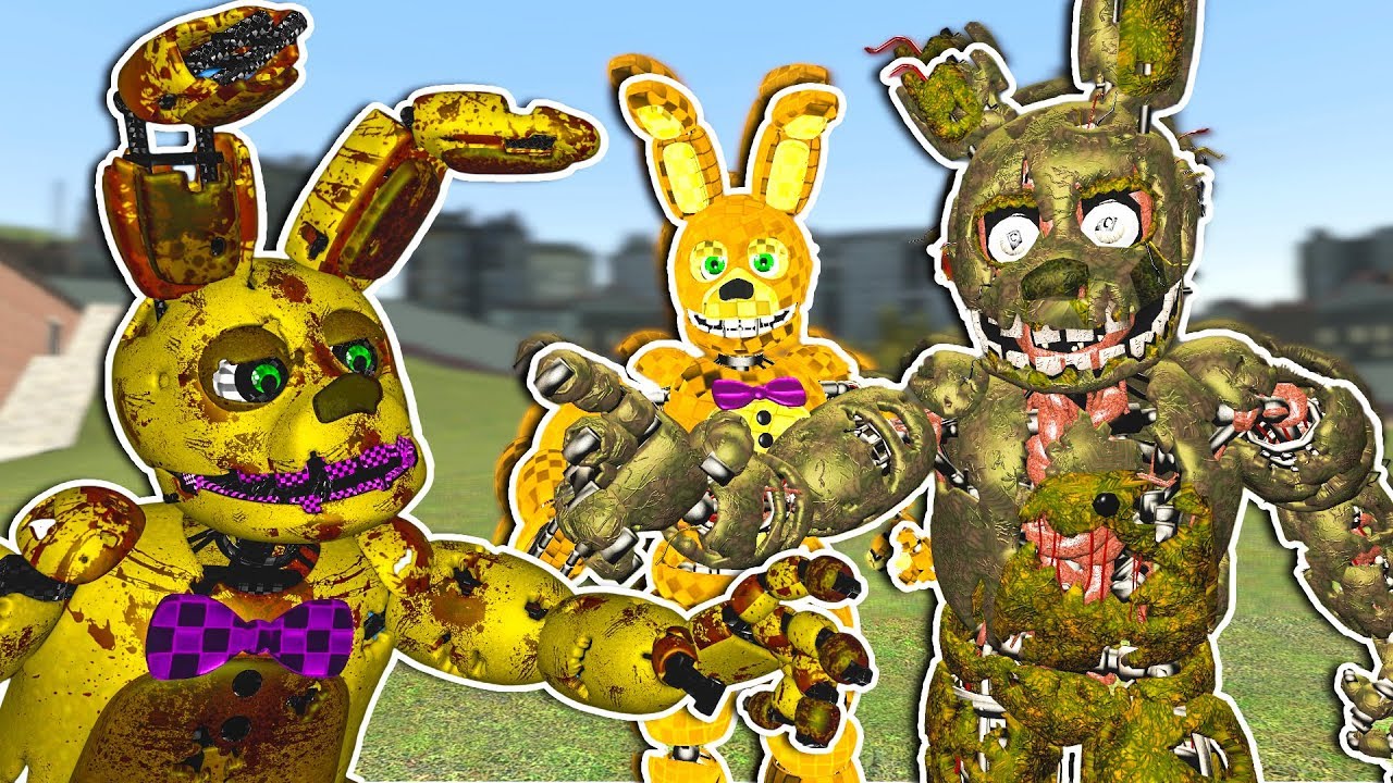 Steam Workshop::Stylized Fredbear and Springbonnie Ragdoll