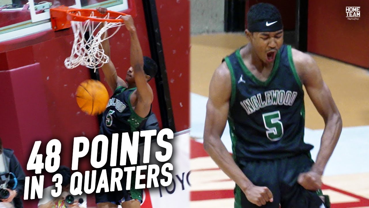 Jason Crowe Jr 48 Points in 3 Quarters at Capital City Classic