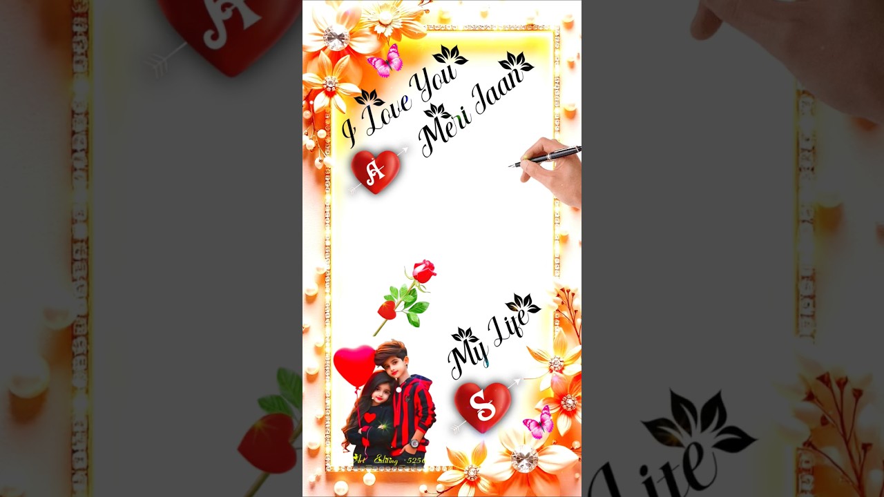 A❣️S Best Couple Name Status Video 🥰||Name Art Short Video||