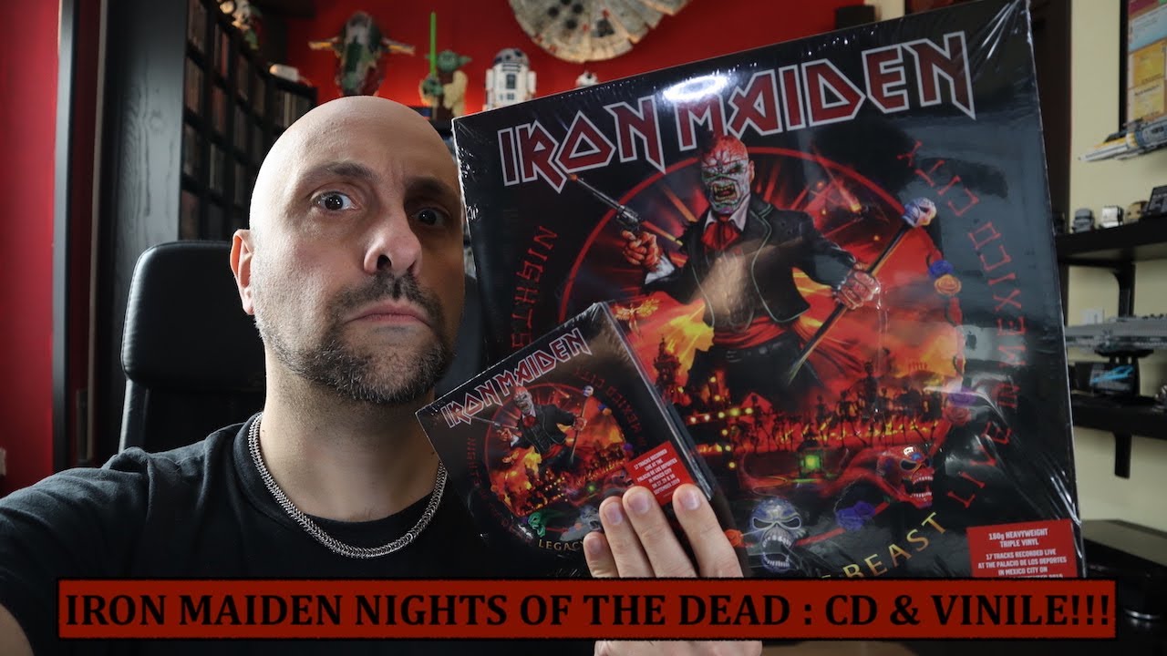 IRON MAIDEN - NIGHTS OF THE DEAD : CD & VINILE UNBOXING!!! 