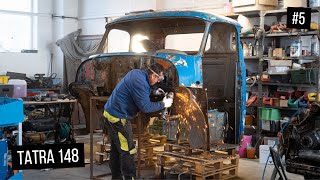 TATRA 148 - RESTORATION | CABIN PREPARATION FOR SANDBLASTING | PART 5