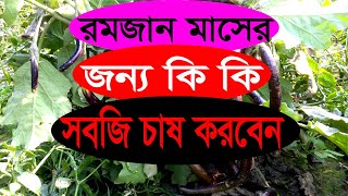 রমজান মাসের জন্য কি কি সবজি চাষ করবেন।রমজান মাসে কোন জাতের ফসল চাষ করবেন#AmaderKrishiAgroBD#Krish
