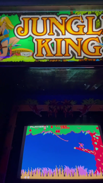Jungle King Taito 1982 - Golden Age of Arcades - Papa Brad’s Gaming 2K