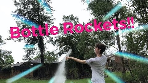 Butane Bottle Rockets