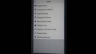 How to add health related life event in Facebook iOS or iPhone app