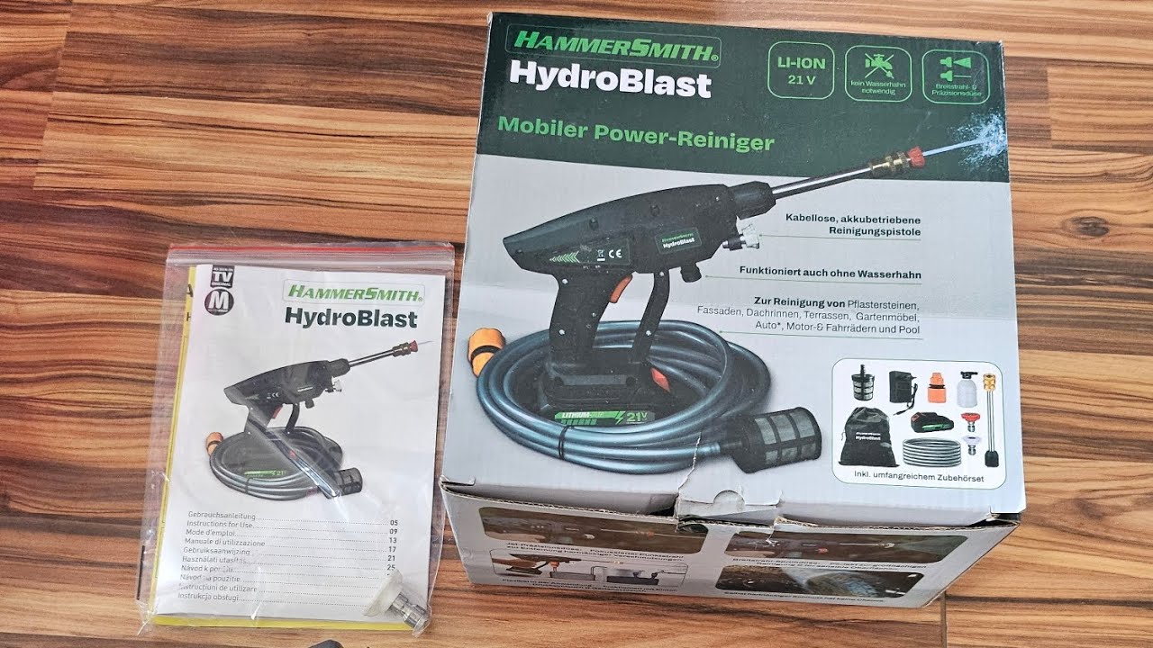 Unboxing Hammersmith Hydroblast Mobiler Power-Reiniger Blog 3 