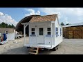 Tiny home cottage w shake shingles front porch mini split appliances and much more for 49900