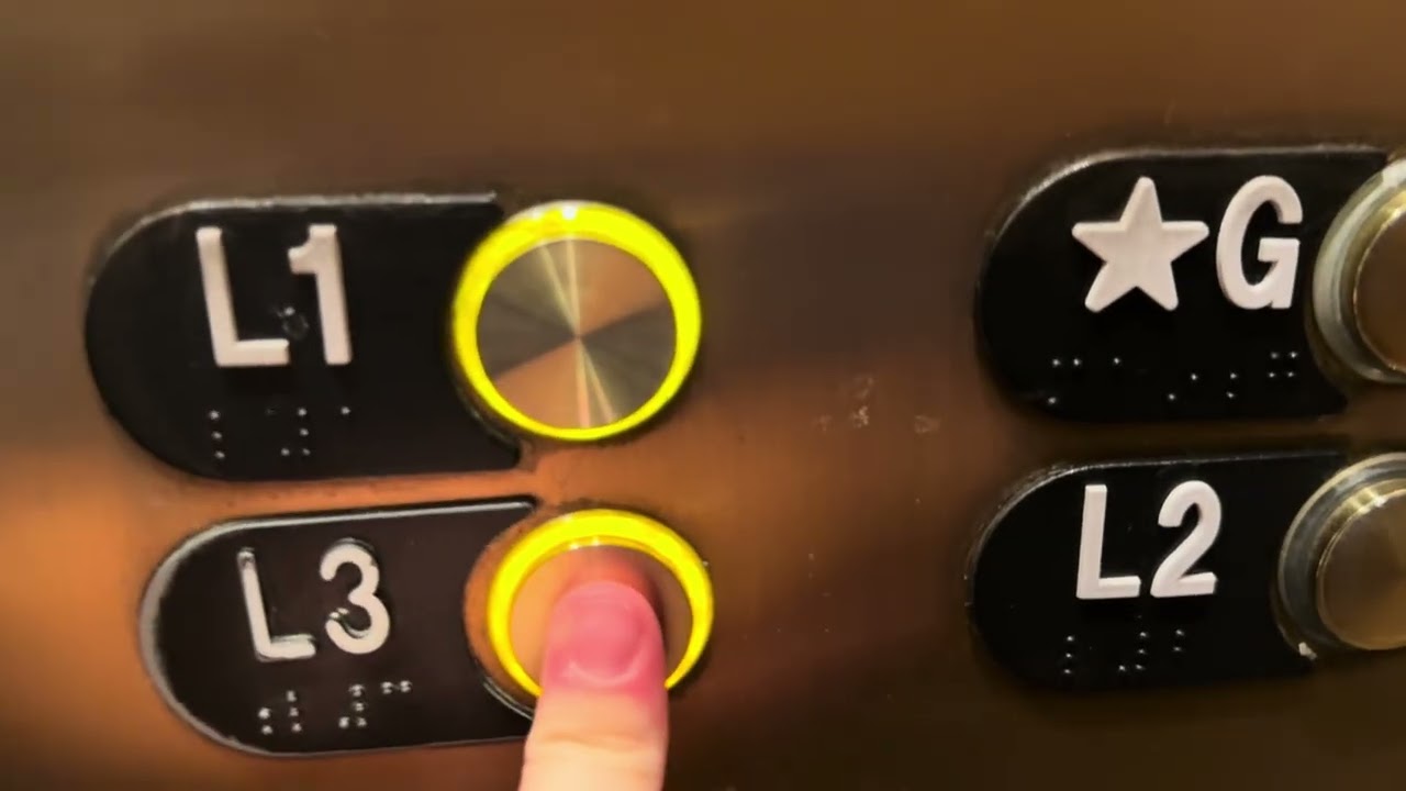 (BUSY) Otis Series M2 Parking Elevator at 737 N Michigan Ave, Chicago, IL