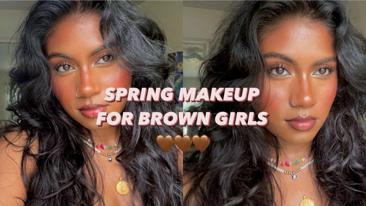 MY SPRING MAKEUP LOOK (brown girl friendly tutorial) 🤎🤎🤎