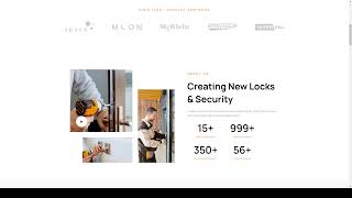 Powkey - Locksmith and Security System Elementor Template Kit locksmith service key